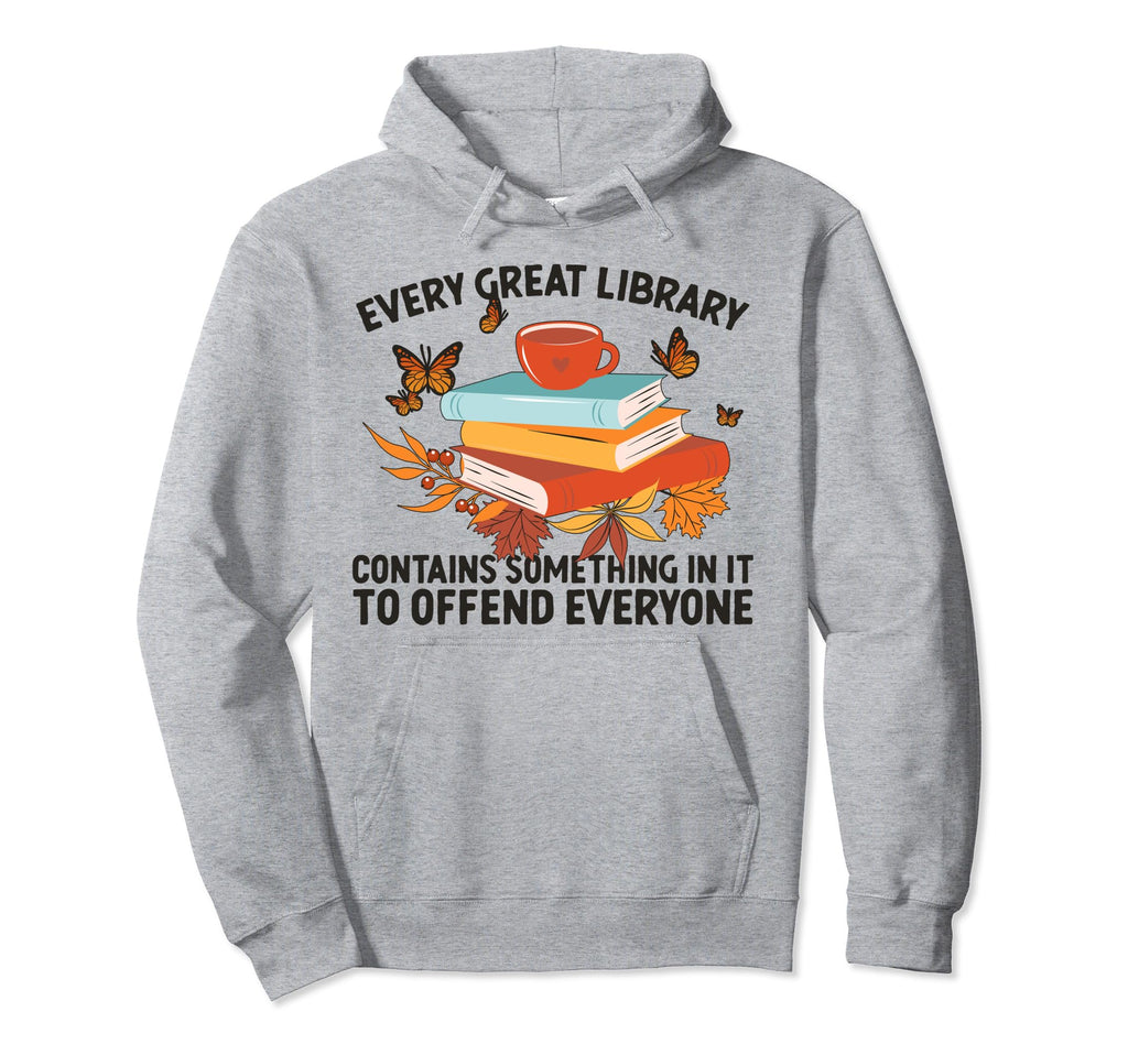 Every Day Should Be Library Day Read Book Hoodie - Custom Art Print Unisex - T-Shirt, Sweatshirt, Hoodie