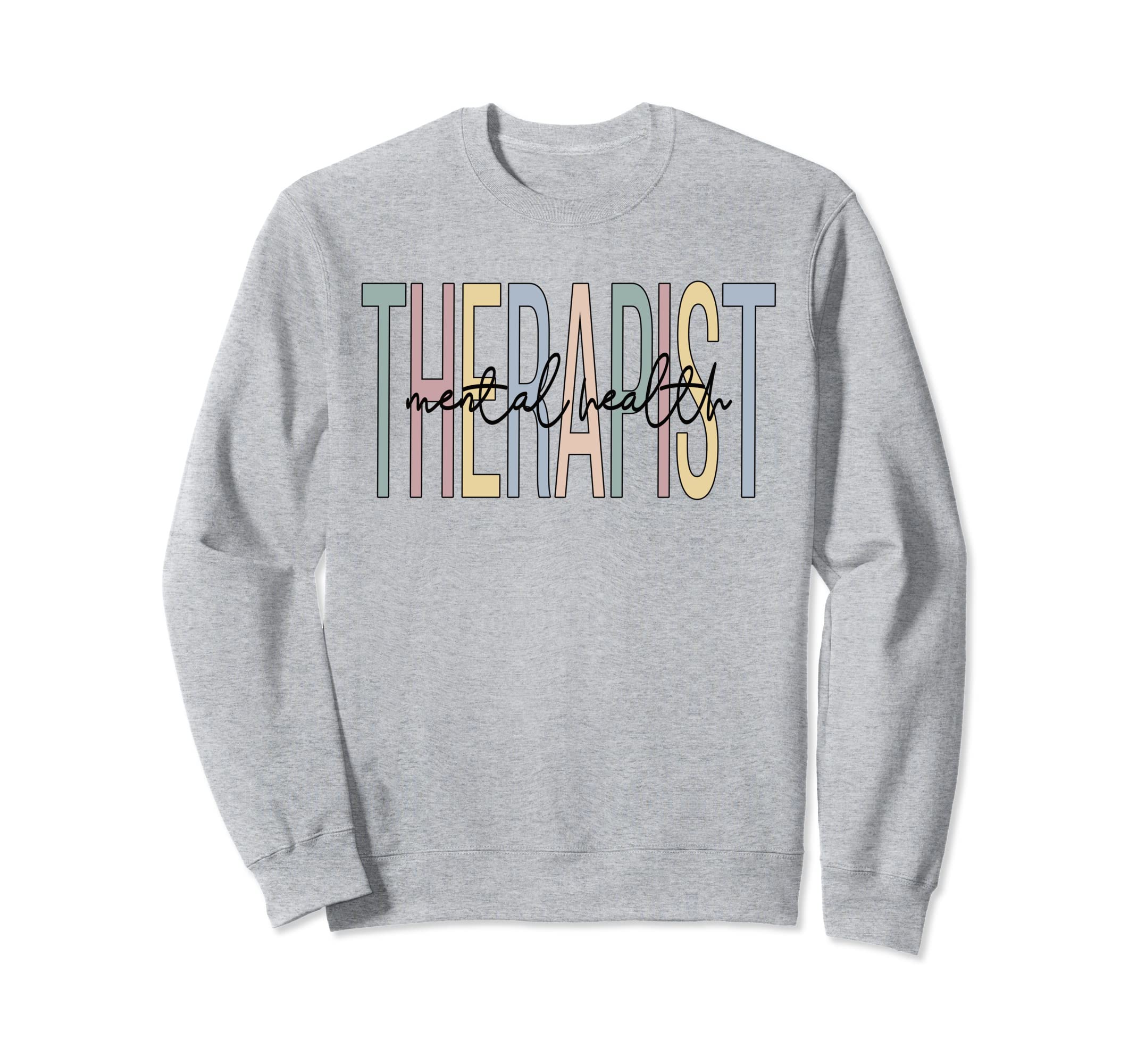 Mental Health Therapist Boho Sweatshirt - Custom Art Print Men Women - T-Shirt, Sweatshirt, Hoodie