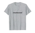 Overstimulated Anxiety Black Font T-Shirt - Unique Graphic Men Women - T-Shirt, Sweatshirt, Hoodie