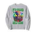 Cannabis Weed Lover Skeleton Sweatshirt - Unique Graphic for Adults - T-Shirt, Sweatshirt, Hoodie