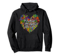 Broken Crayons Still Color Heart Hoodie - Aesthetic Graphic for Adults - T-Shirt, Sweatshirt, Hoodie