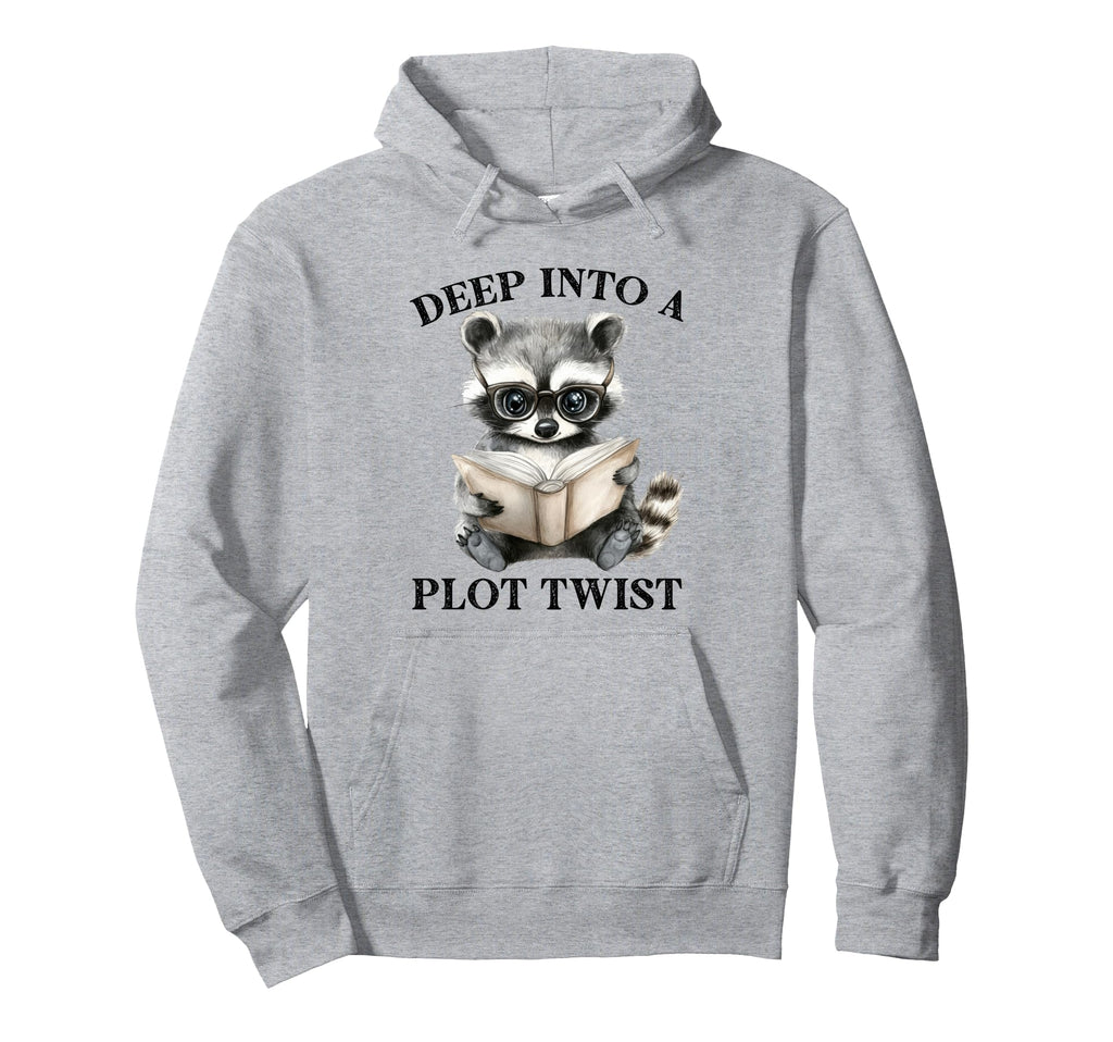 Deep Into Plot Twist Funny Librariancore Hoodie - Streetwear Style Unisex - T-Shirt, Sweatshirt, Hoodie