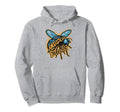 Antisocial Butterfly Funny Housefly Hoodie - Graphic Print for Adults - T-Shirt, Sweatshirt, Hoodie