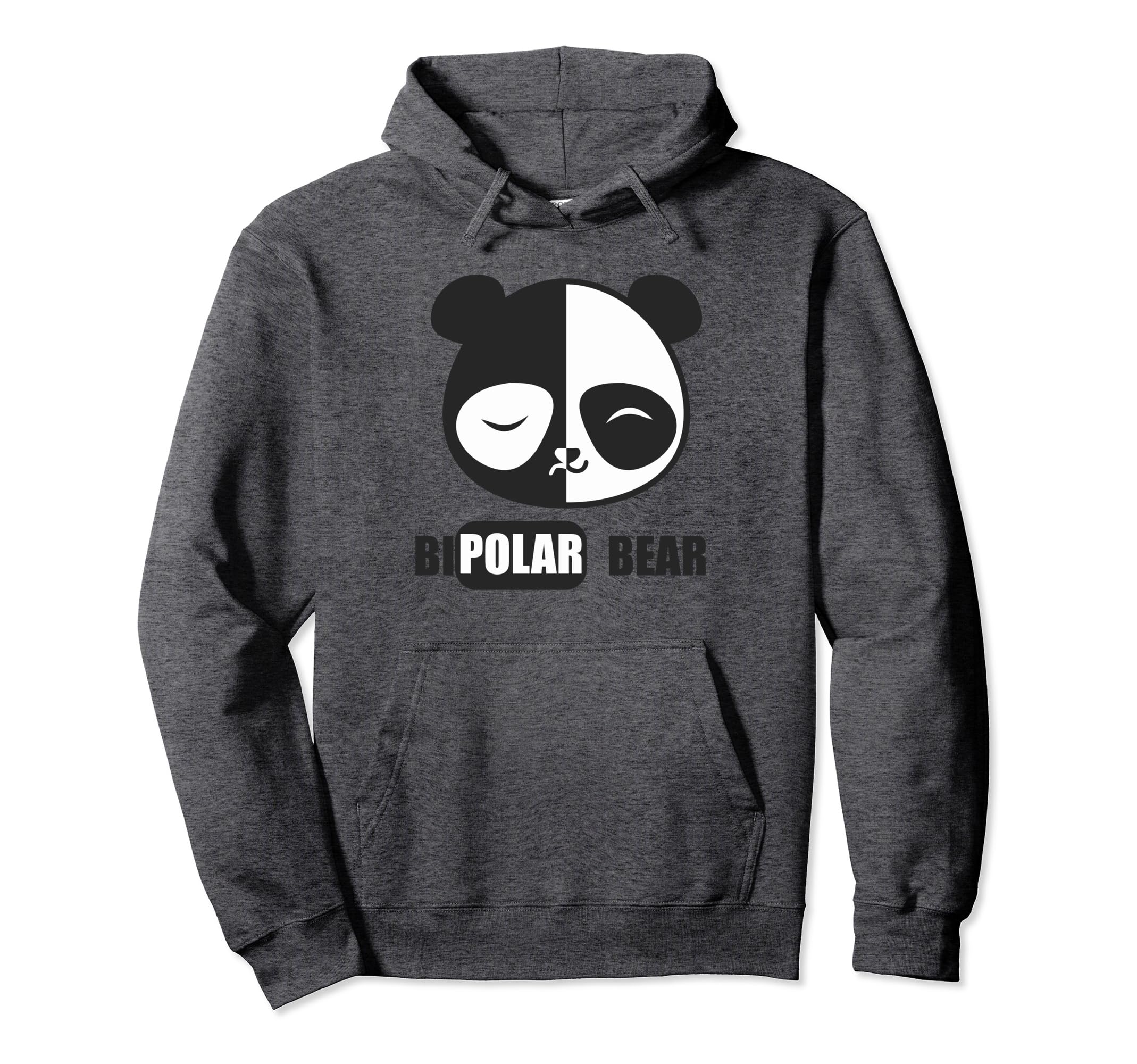 Bipolar Panda Bear Manic Hoodie - Casual Everyday Wear for Adults - T-Shirt, Sweatshirt, Hoodie
