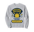 Professional Overthinker Critical Sweatshirt - Minimalist Print for Adults - T-Shirt, Sweatshirt, Hoodie