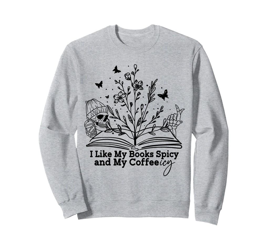 Book Coffee Love Library Reading Sweatshirt - Custom Art Print Unisex - T-Shirt, Sweatshirt, Hoodie
