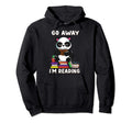 Go Away Im Reading Panda Reading Book Hoodie - Custom Art Print Unisex - T-Shirt, Sweatshirt, Hoodie