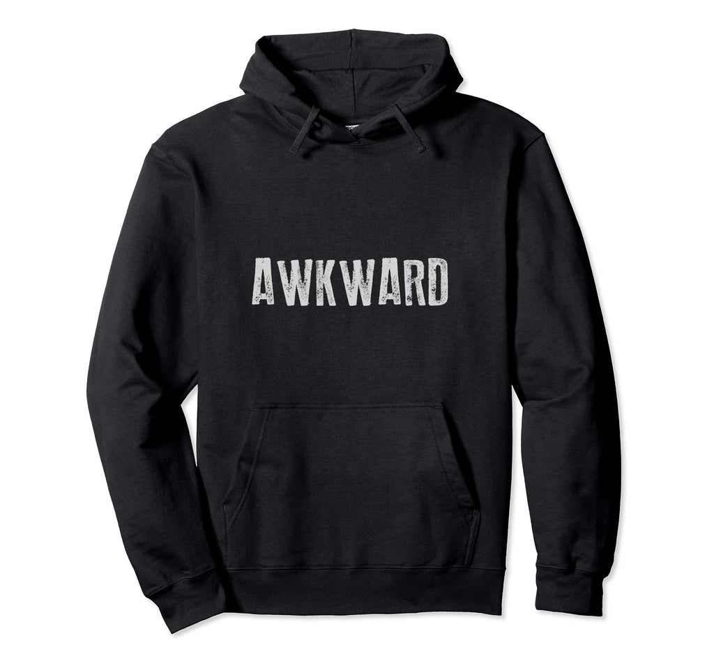 Awkward Funny Introvert Gift Social Hoodie - Minimalist Print Men Women - T-Shirt, Sweatshirt, Hoodie