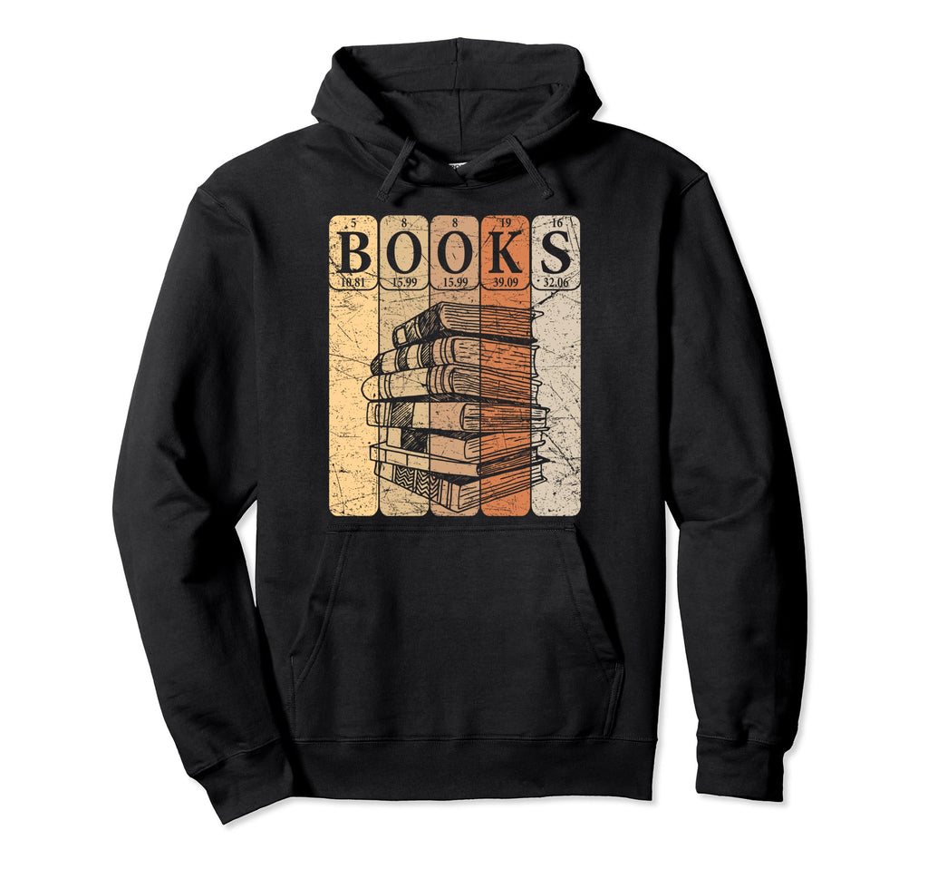 Book Reader Periodic Table Hoodie - Casual Everyday Wear for Adults - T-Shirt, Sweatshirt, Hoodie