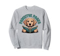 Funny Golden Retriever Dog Lover Sweatshirt - Minimalist Print for Adults - T-Shirt, Sweatshirt, Hoodie