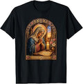 Saint Monica Catholic Prayer Gothic Cathedral Icon Art Faith T-Shirt Unisex T-shirt, Sweatshirt, Hoodie, Long Sleeve Tee - T-Shirt, Sweatshirt, Hoodie