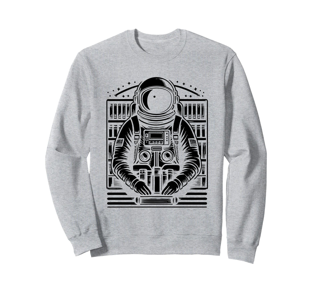 Astronaut Librarian Library Book Sweatshirt - Aesthetic Graphic for Adults - T-Shirt, Sweatshirt, Hoodie