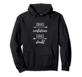 Positive Affirmation Inhale Confidence Hoodie - Graphic Print Unisex - T-Shirt, Sweatshirt, Hoodie
