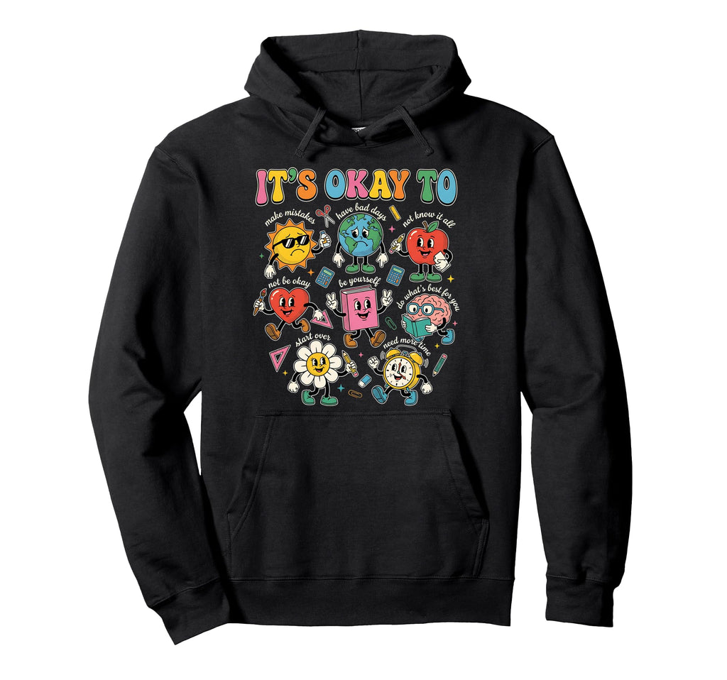 Its Okay To Make Mistakes Autism Hoodie - Custom Art Print for Adults - T-Shirt, Sweatshirt, Hoodie