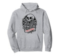 Sarcastic Im Fine Dark Drowning Skeleton Hoodie - Novelty Apparel Unisex - T-Shirt, Sweatshirt, Hoodie