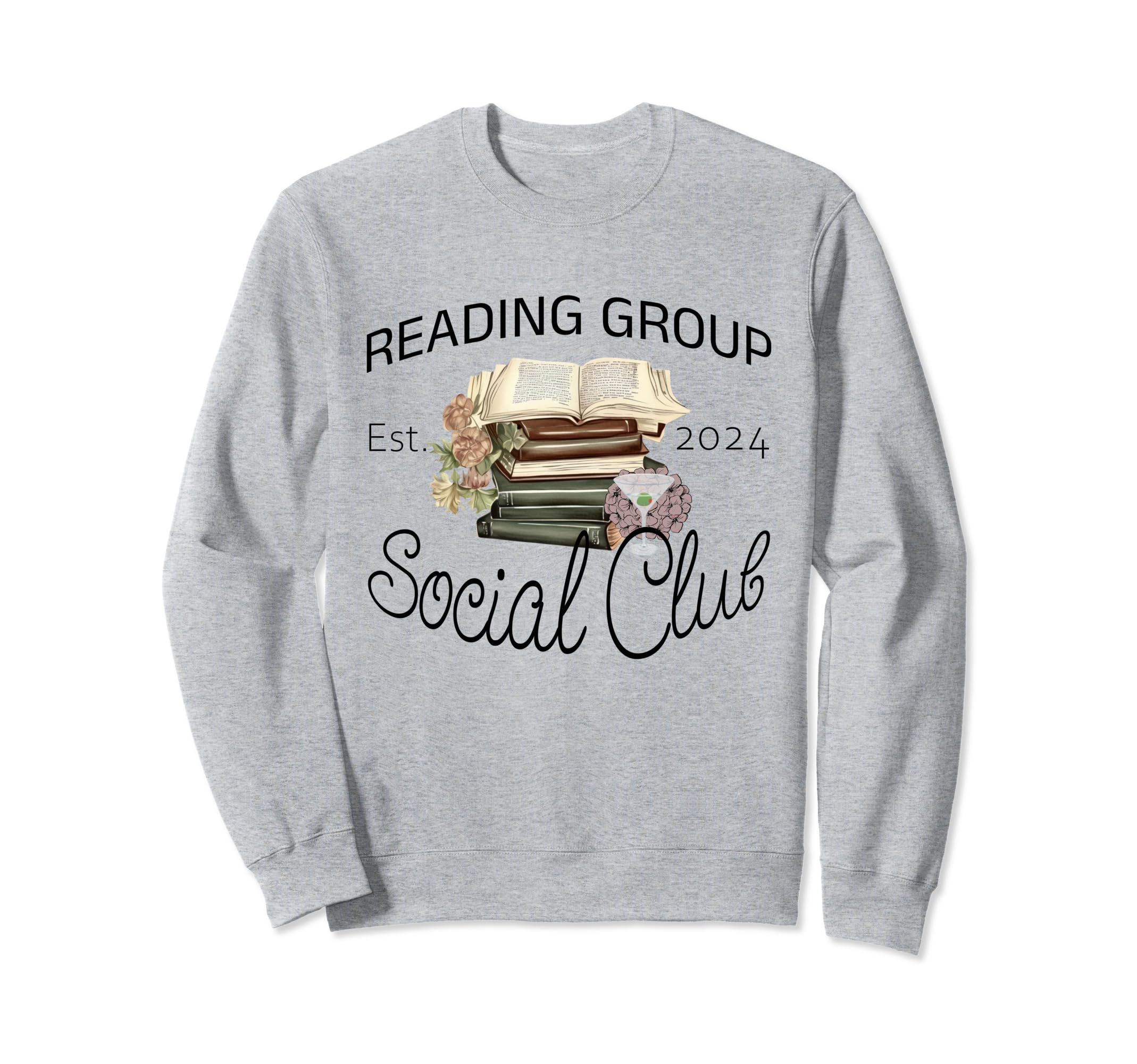 Reading Group Social Club Relaxing Sweatshirt - Graphic Print Men Women - T-Shirt, Sweatshirt, Hoodie