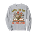 Book Lover Reader Bookish Floral I Sweatshirt - Graphic Print for Adults - T-Shirt, Sweatshirt, Hoodie