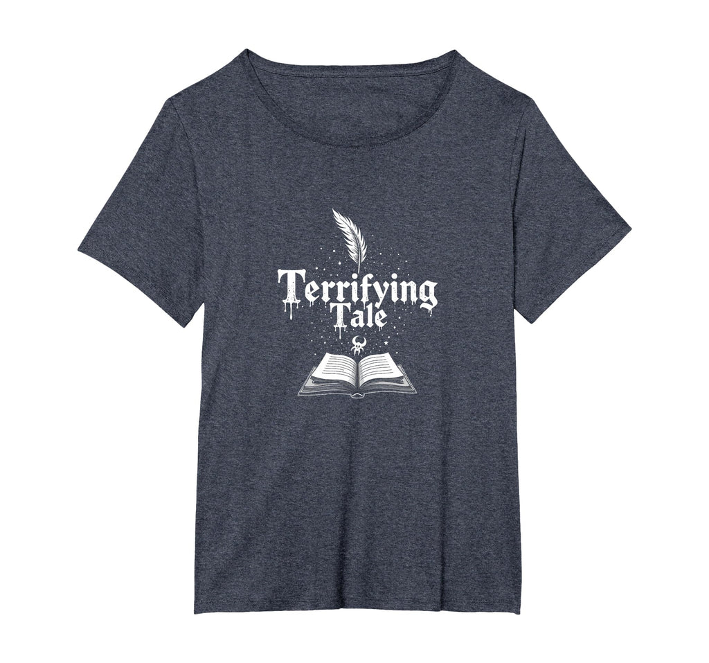Halloween Literature Terrifying T-Shirt - Aesthetic Graphic for Adults - T-Shirt, Sweatshirt, Hoodie
