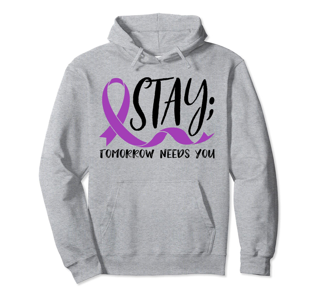 Tomorrow Needs You Suicide Awareness Hoodie - Minimalist Print Men Women - T-Shirt, Sweatshirt, Hoodie