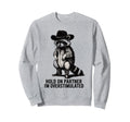 Hold Partner Im Overstimulated Sweatshirt - Trendy Graphic Unisex - T-Shirt, Sweatshirt, Hoodie