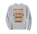 Looking Awesome Book Reader Book Sweatshirt - Custom Art Print Unisex - T-Shirt, Sweatshirt, Hoodie