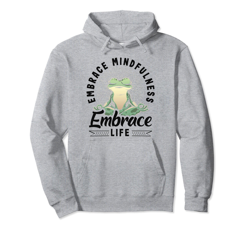 Morning Meditation Bliss Yoga Hoodie - Trendy Graphic Men Women - T-Shirt, Sweatshirt, Hoodie