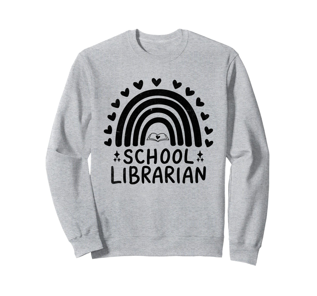 School Librarian Library Book Sweatshirt - Aesthetic Graphic for Adults - T-Shirt, Sweatshirt, Hoodie