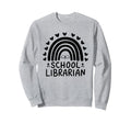 School Librarian Library Book Sweatshirt - Aesthetic Graphic for Adults - T-Shirt, Sweatshirt, Hoodie