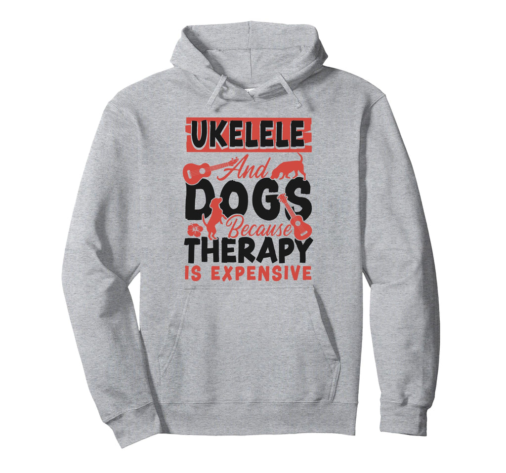 Hawaiian Ukulele Uke Dog Ukulele And Dogs Hoodie - Custom Art Print Unisex - T-Shirt, Sweatshirt, Hoodie