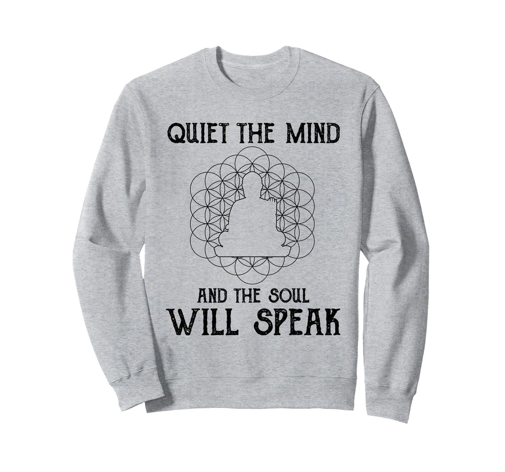 Buddhist Quiet Mind And Soul Sweatshirt - Aesthetic Graphic Men Women - T-Shirt, Sweatshirt, Hoodie
