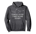 Psychology Serotonin Dopamine Chemical Hoodie - Minimalist Print Men Women - T-Shirt, Sweatshirt, Hoodie