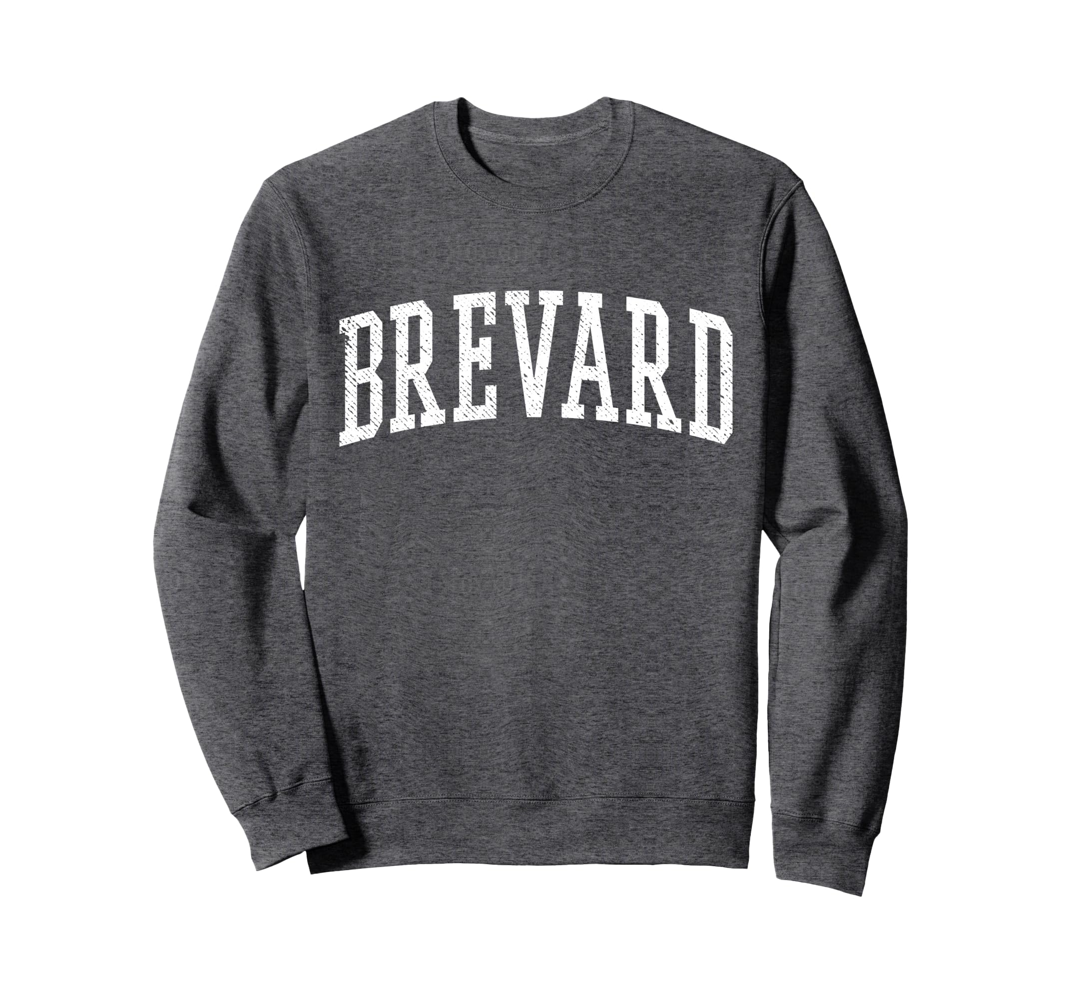 Varsity Distressed Brevard County Sweatshirt - Casual Everyday Wear Unisex - T-Shirt, Sweatshirt, Hoodie