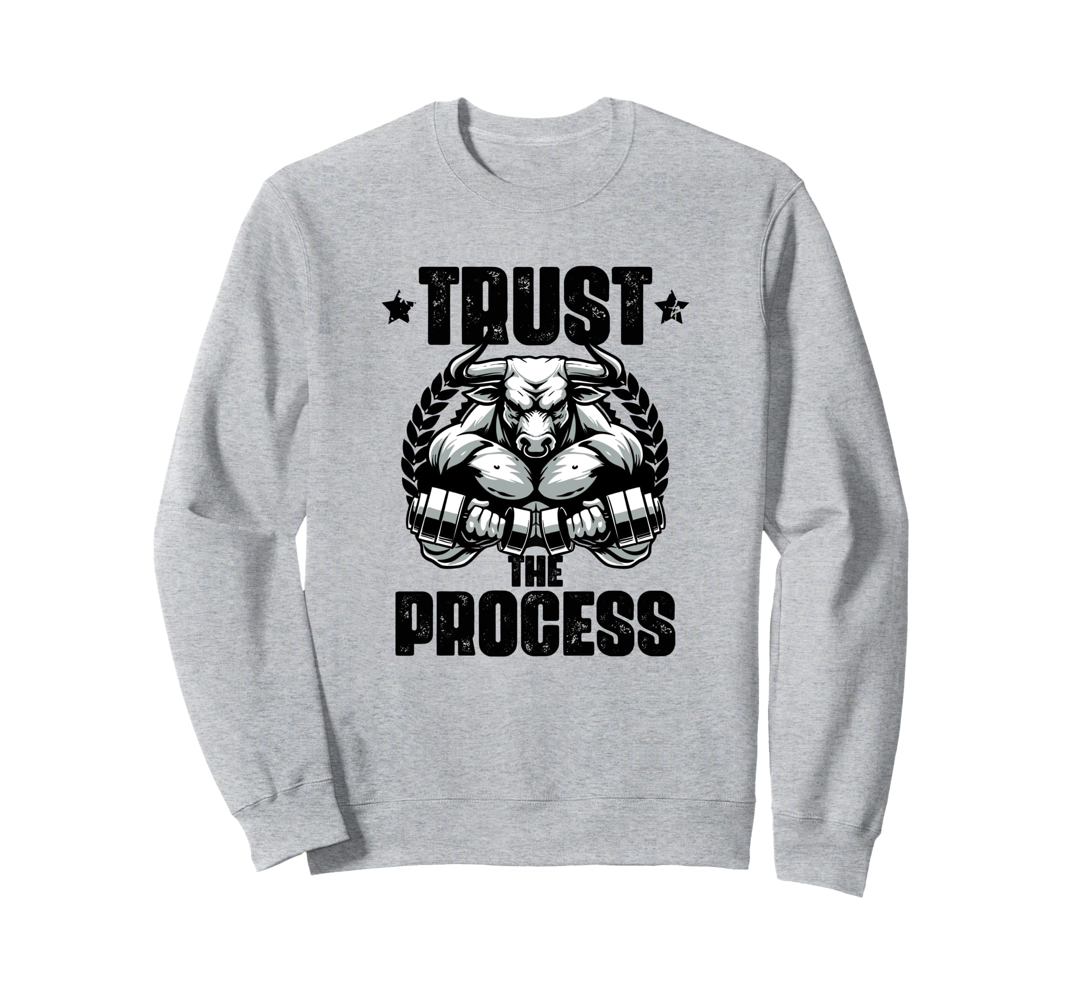 Trust Process Weightlift Workouts Sweatshirt - Streetwear Style Men Women - T-Shirt, Sweatshirt, Hoodie