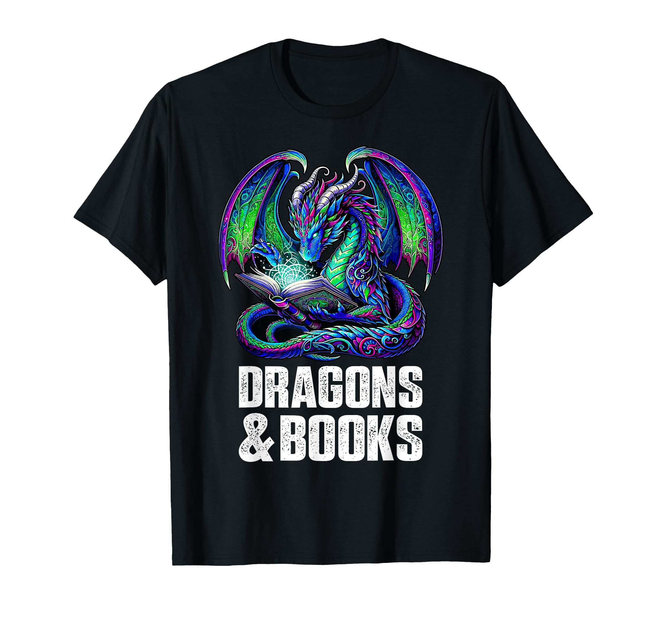 Book Dragons And Books Reading Lover T-Shirt - Streetwear Style Men Women - T-Shirt, Sweatshirt, Hoodie