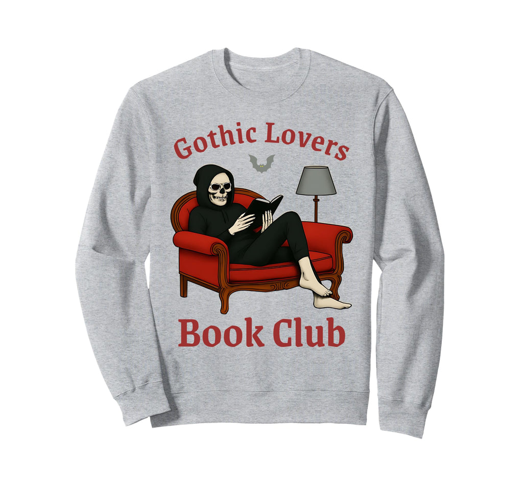 Gothic Goths Romance Books Novels Sweatshirt - Custom Art Print Men Women - T-Shirt, Sweatshirt, Hoodie