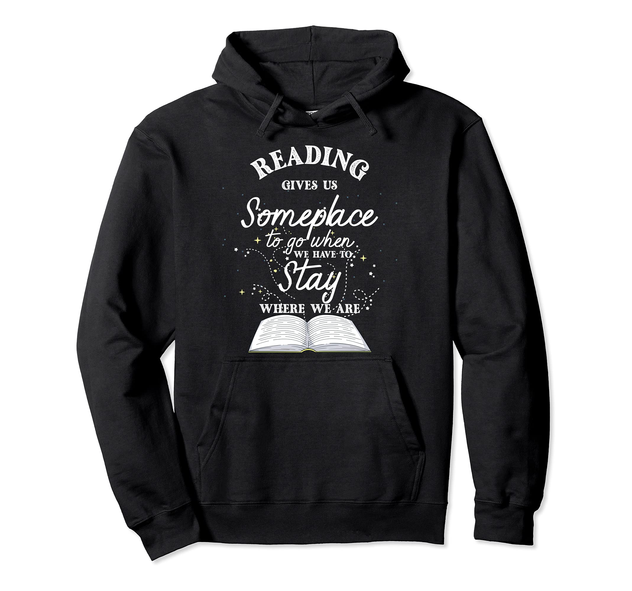 Reading Books Reader Book Bookworm Hoodie - Custom Art Print Unisex - T-Shirt, Sweatshirt, Hoodie