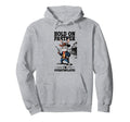 Hold Partner Im Overstimulated Rabbit Cowboy Hoodie - Unique Graphic Unisex - T-Shirt, Sweatshirt, Hoodie