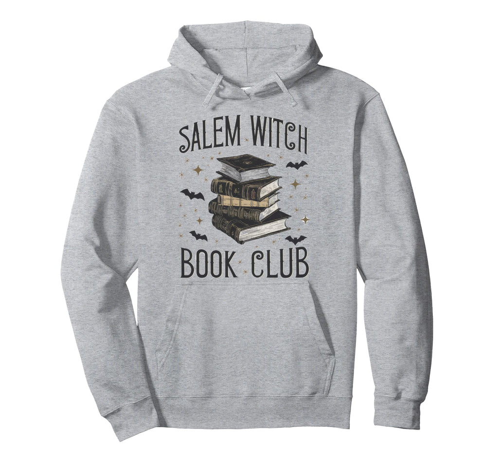 Salem Book Club Black Cat Bookish Hoodie - Novelty Apparel Men Women - T-Shirt, Sweatshirt, Hoodie