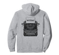 Writer Literature Typewriter Font Hoodie - Casual Everyday Wear Men Women - T-Shirt, Sweatshirt, Hoodie