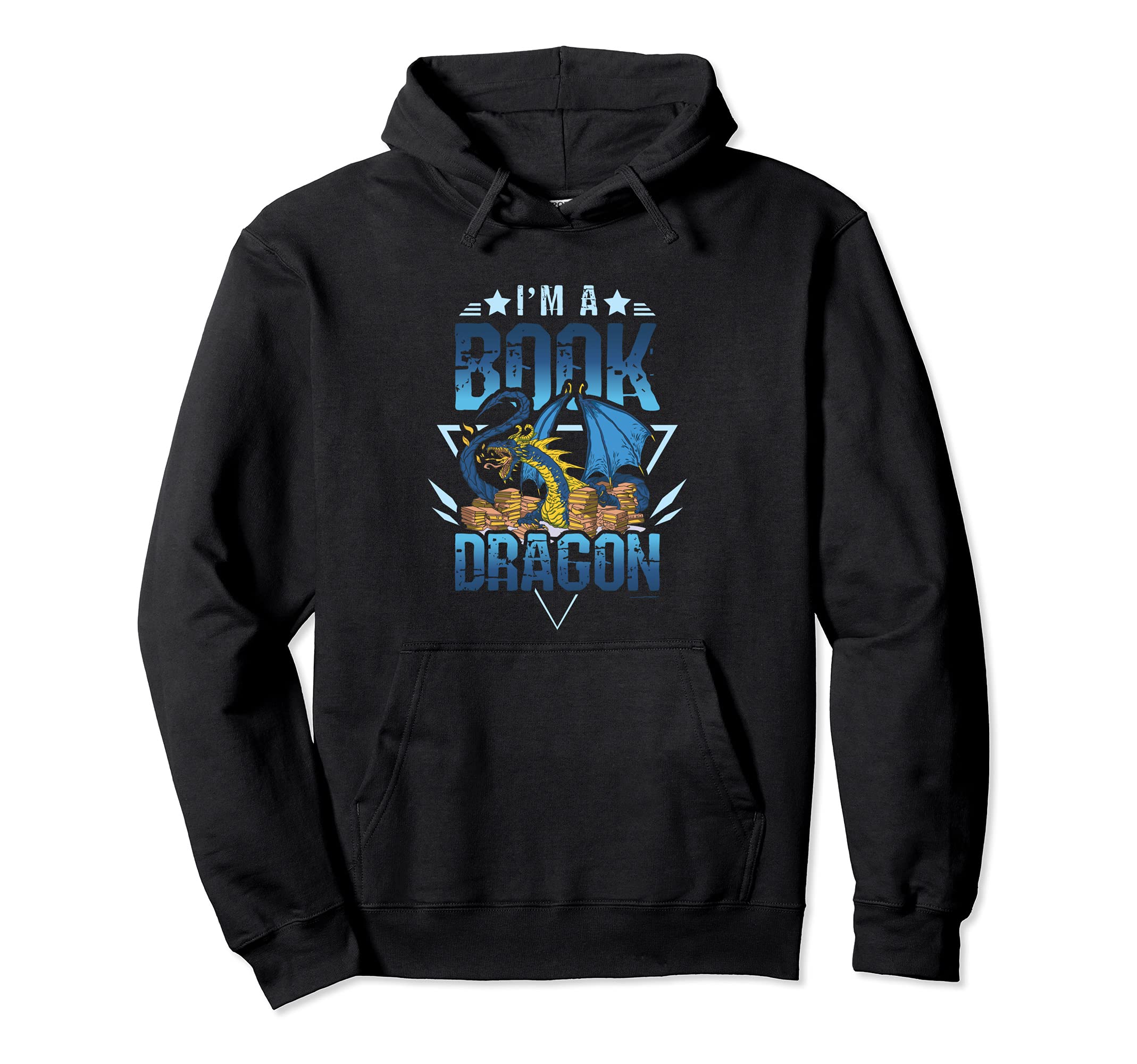 Im Book Dragon Booklover And Bookworm And Hoodie - Graphic Print Men Women - T-Shirt, Sweatshirt, Hoodie