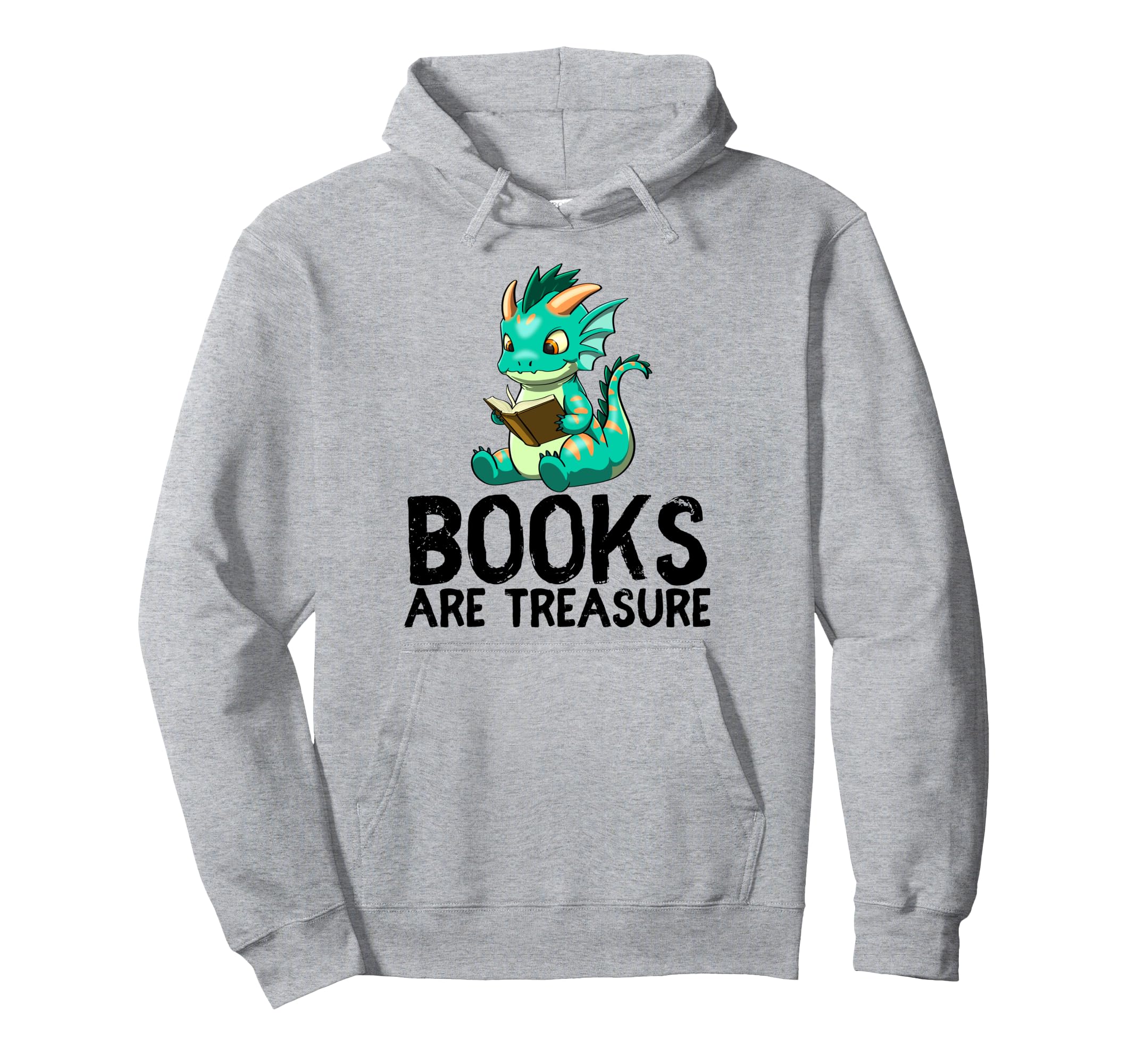 Dragon Reading Book Worm Nerd School Read Hoodie - Minimalist Print Unisex - T-Shirt, Sweatshirt, Hoodie