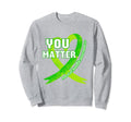 Heart Wear Green Mental Health Mental Sweatshirt - Graphic Print Unisex - T-Shirt, Sweatshirt, Hoodie