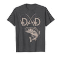 Bass Dad Fishing Rod Father Day Gift From T-Shirt - Unique Graphic Unisex - T-Shirt, Sweatshirt, Hoodie