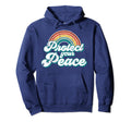 Mental Health Protect Your Peace Anxiety Hoodie - Novelty Apparel Unisex - T-Shirt, Sweatshirt, Hoodie