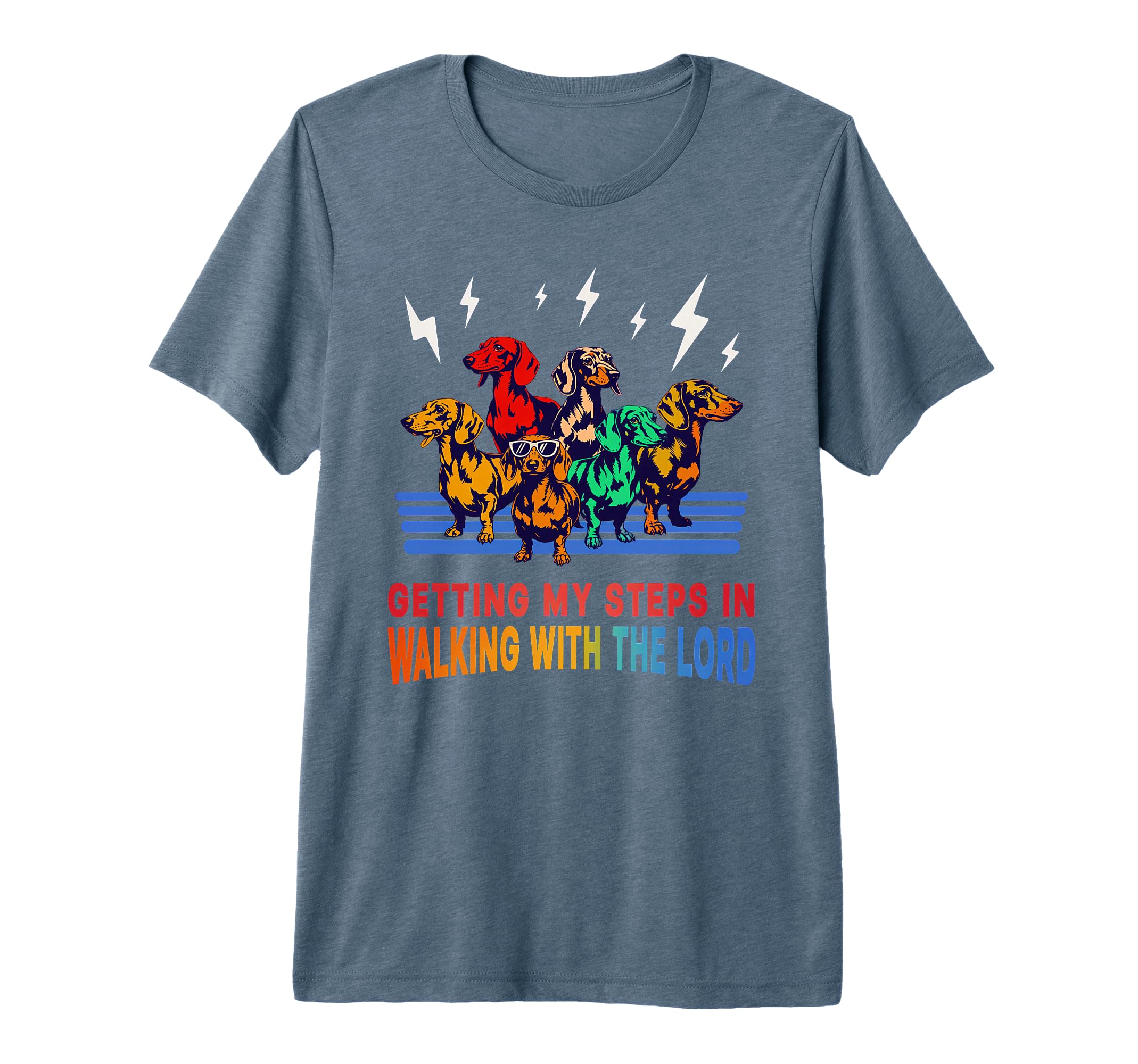Getting My Steps Walking Lord Dachshund T-Shirt - Graphic Print for Adults - T-Shirt, Sweatshirt, Hoodie