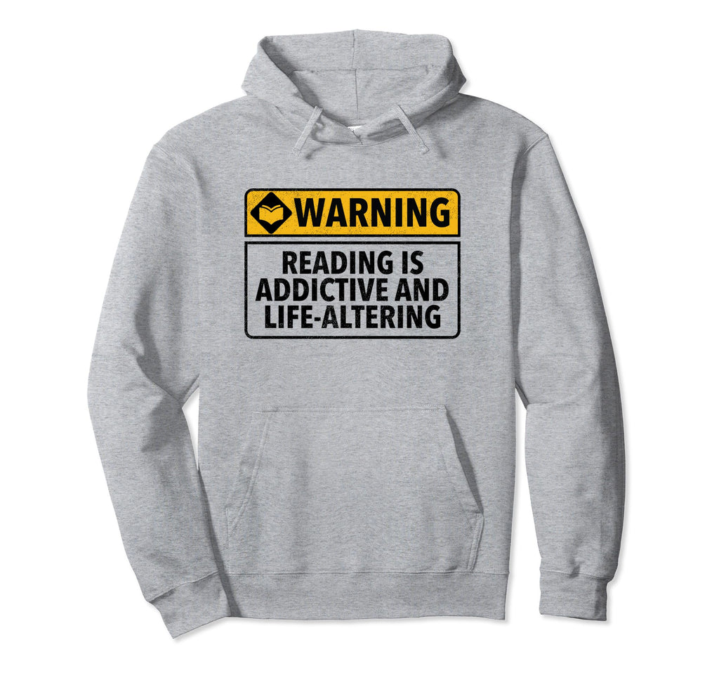 Bookworm Warning Reading Literary Hoodie - Casual Everyday Wear for Adults - T-Shirt, Sweatshirt, Hoodie