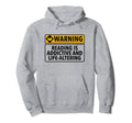 Bookworm Warning Reading Literary Hoodie - Casual Everyday Wear for Adults - T-Shirt, Sweatshirt, Hoodie