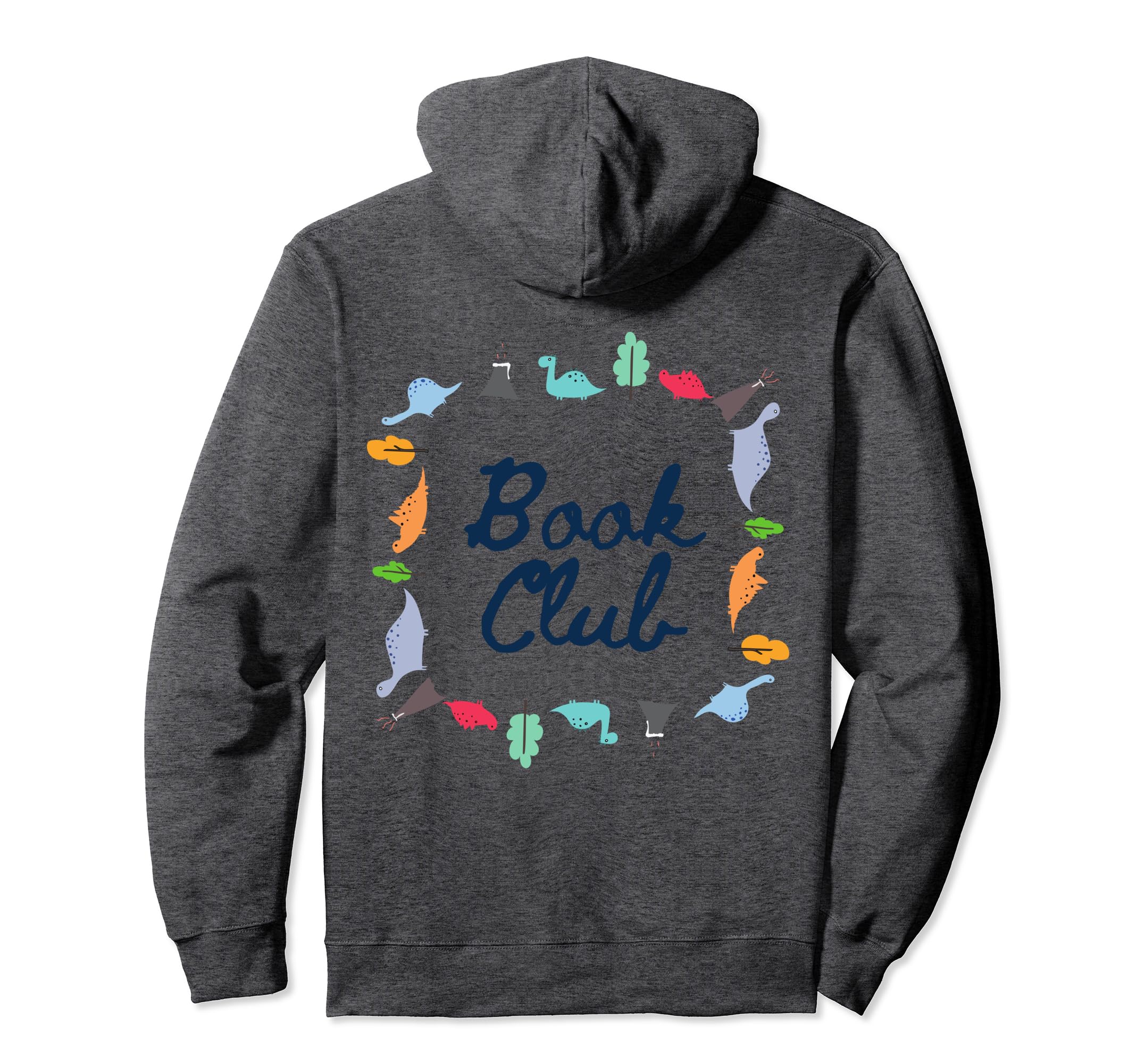 World Book Day Dinosaur Club Hoodie - Minimalist Print for Adults - T-Shirt, Sweatshirt, Hoodie