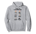 Things I Do My Spare Time Reading Hoodie - Minimalist Print for Adults - T-Shirt, Sweatshirt, Hoodie