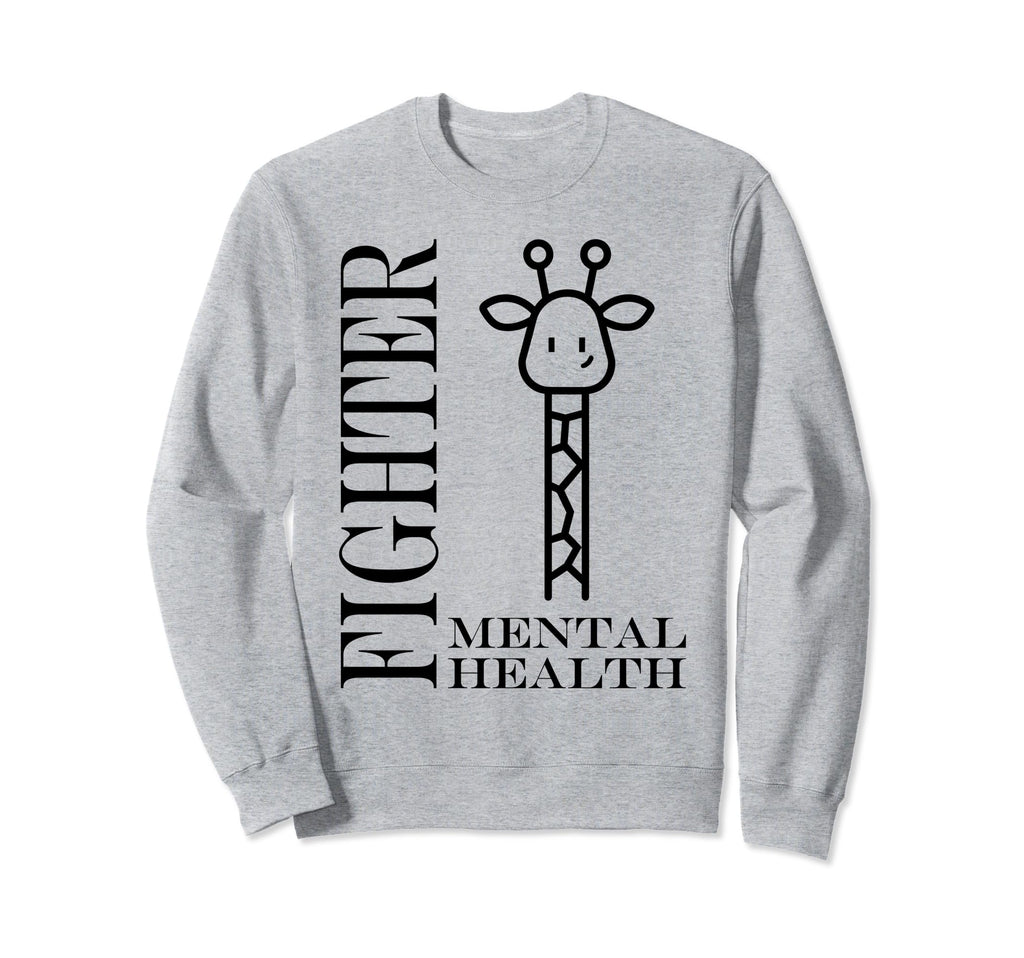 Warrior Brain Illness Animal Sweatshirt - Casual Everyday Wear Unisex - T-Shirt, Sweatshirt, Hoodie